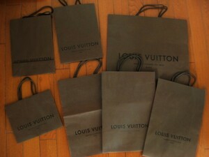 ★ルイヴィトンの紙袋６枚セット　ショッピングバッグ　美品★