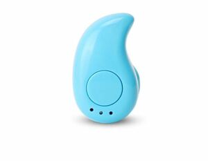 ブルー　極小　bluetooth　ミニワイヤレス　ハンズフリー　ヘッドセット　通話　電話　音楽　多機能　片耳　新品　送料無料
