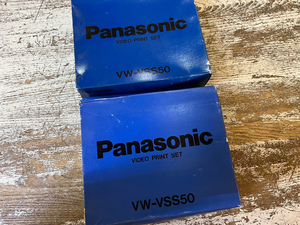 新品未使用品 Panasonic/パナソニック ビデオプリントセット シール用 VW-VSS50(50枚分) 2個セット インクカセット