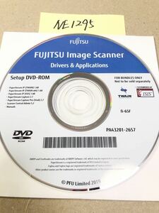 NE1295/中古品/FUJITSU Image Scanner Drivers &Applications / fi-65F /Setup DVD-ROM