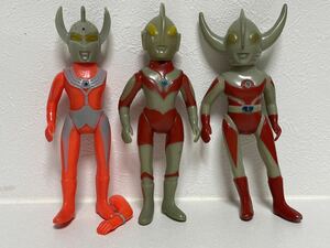 ウルトラマン ウルトラの父 ウルトラマンタロウ ソフビ 当時物 昭和レトロ