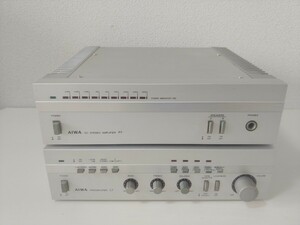 AIWA 　アイワ 　S-C7 プリアンプ　S-P7 パワーアンプ 音出し確認済！