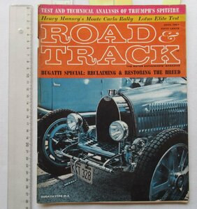 ★[A60073・特集：BUGATTI Type 37 GP, Saga of EB-247: a Type 13 ] ROAD & TRACK 1963年4月号。★