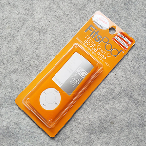 第5世代 iPod nano シリコンケース 保護フィルム/カバー付/オレンジ 新品・未使用