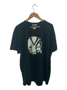 VALENTINO◆Tシャツ/3L/コットン/BLK/rv3mg00miqe