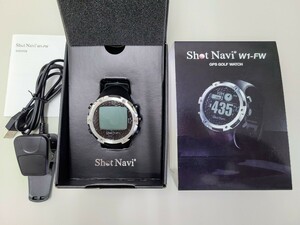 【Shot Navi ショットナビ W1-FW 腕時計型 ブラック USED 送料無料】