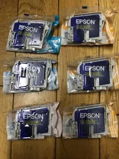 未使用品　エプソン　インクカートリッジ各種６本