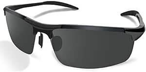 スポーツサングラス 偏光レンズ 超軽量・UV400・紫外線カット ランニング ／自転車／ドライブ／釣り／バイ