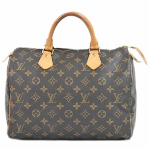 本物 ルイヴィトン LOUIS VUITTON LV 旧型 スピーディ 30 モノグラム ミニボストンバッグ ハンドバッグ ブラウン M41526