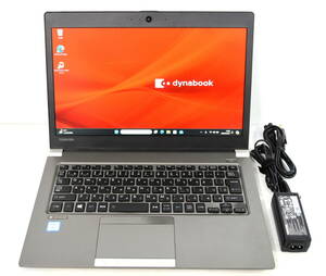 ☆東芝 dynabook R63/H Core i5-8250U 1.6(3.4)G/SSD 256GB/12GB/13.3 FHD 1920x1080/無線/Bt/カメラ/Office 2021/最新W11&リカバリ ☆0461