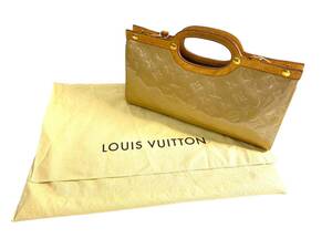 4E3★LOUIS VUITTON/ルイヴィトン★ ヴェルニ（ロクスバリードライブ）M91372 ノワゼット 2WAY ハンドバッグ ショルダーストラップ付