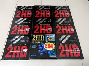 ★未使用品☆SONY&maxell MF2HD 3.5インチ フロッピーディスク FD 1.44MB 計11枚 フォーマット済 imation IBM DOS/V PC-98 土日祝も発送可