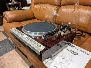 美品 メンテナンス済 パイオニア PL-505 フルオートレコードプレーヤー 新品カートリッジ ダイレクトドライブ クォーツ Pioneer 2