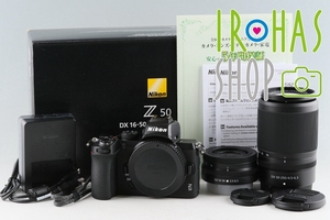 Nikon Z50 + Z DX 16-50mm F/3.5-6.3 VR Lens + Z DX 50-250mm F/4.5-6.3 VR Lens With Box #52723L5