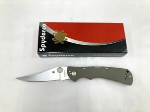 16【F44】◆中古◆ スパイダルコ SPYDERCO フォールディングナイフ VG-10 【 ナイフ アウトドア レジャー キャンプ ハンティング 】