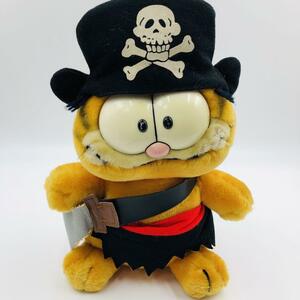 【超レア！】Garfield ガーフィールド 海賊 ぬいぐるみ ビンテージ ※目、鼻に難あり※