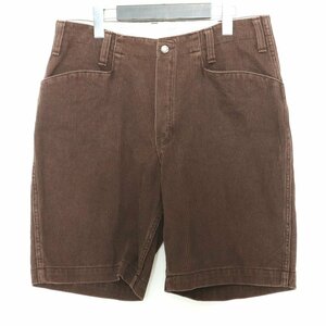 TENDERLOIN T-BDP PIQUE SHORT ショートパンツ ブラウン サイズ32 テンダーロイン コーデュロイピケ ショーツ