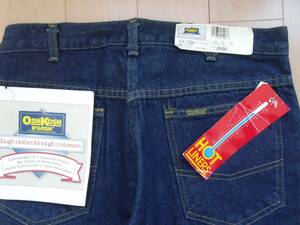 MADE IN USA OSHKOSH HOT STUFF JEANS ジーンズ 裏地 フランネル アメリカ製 100%cotton / 100%cotton 42TALON ファスナー　サイズ 30