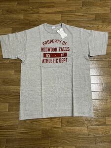 WAREHOUSE ウエアハウス Tシャツ XL 古着 カレッジ　灰　グレイ