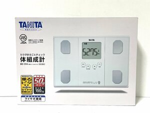 【未使用品】TANITA タニタ　ヘルスメーター　体重計　BC-314-WH