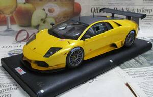 ★絶版★世界26台*MR*1/18*Lamborghini Murcielago LP670-4 SV ミダスイエロー*ランボ≠BBR