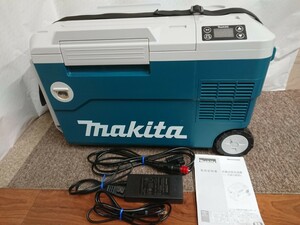 ゆ6382 展示品 makita/マキタ◆充電式保冷温庫 20L ACアダプタ付◆CW180D