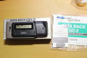 CONTAX G2用　データバック GD-2 中古　個人出品 ジャンク扱い