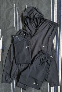 NIKE 新品未使用NEWMODEL2024 レペル マイラー ジャケット・Dri-FITチャレンジャー ウーブンパンツランニングトレーニングウェア４セット