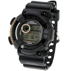 中古 カシオ CASIO 美品 ジーショック フロッグマン メンインブラック DW-8200BM-1T MEN IN BLACK MIB2 DW-8200BM-1T 腕時計