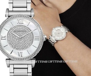 MICHAEL KORS[マイケルコース] mk3355 Caitlin Silver シルバー レディース 腕時計