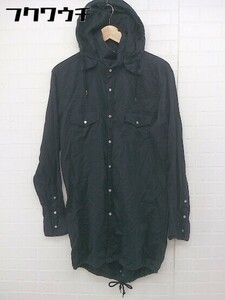 ◇ ◎ TAKEO KIKUCHI タケオキクチ 長袖 ロング ジャケット サイズ4 ブラック メンズ