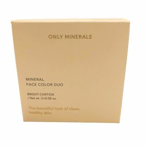 【中古】未開封 OnlyMinerals オンリーミネラル ミネラルフェイスカラー デュオ ブライトシフォン フェイスパウダー 23042924 MY