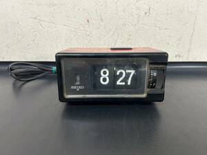4-88 昭和レトロ SEIKO セイコー DP 690T パタパタ時計 通電確認済 アラーム音鳴確認済 画像分 現状品 返品交換不可