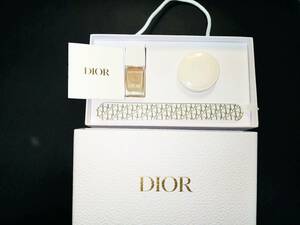 新品 未使用 Christian Dior ディオール ネイルケアセット ベースコートアブリコ クレームアブリコ ネイルクリーム 爪やすり 送料無料 