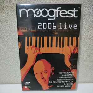 モーグフェスト 2006 Live 国内盤DVD 日本語ライナー無し キース・エマーソン ヤン・ハマー ジョーダン・ルーデスetc