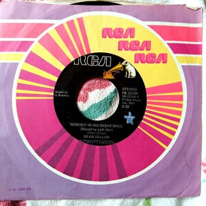 usEP DEAN DILLON // NOBODY IN HISRIGHT MIND 1980年発売 レーベルに星印あり