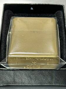 zippo GOLD Armor Case 希少 初年度 ゴールド アーマー 初期型 2002年製 Heavy Wall solid brass ソリッドブラス デットストック 