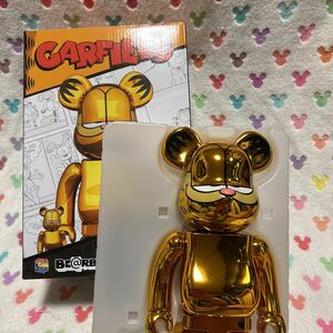 BE@RBRICK GARFIELD GOLD CHROME Ver. 400％ ベアブリック ガーフィールド