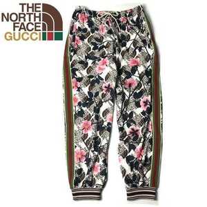 正規新品 GUCCI × THE NORTH FACE グッチ ノースフェイス テクニカルジャージージョギングパンツパンツ イタリア製 