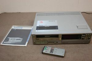 SONY SL-HF66 RMT-112 Betamax β Hi-Fi ベータ ビデオデッキ レコーダーソニー 通電OK ジャンク