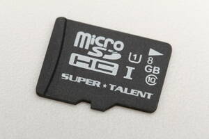 8GB microSDHCカード SUPER TALENT