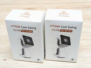 ★ATOM Cam Swing x2台セット 防水防塵ネットワークカメラ★未使用・未開封★匿名配送★