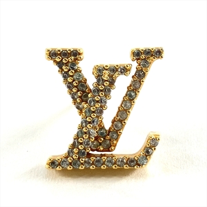 ルイヴィトン LOUIS VUITTON LV アイコニック ストラス ピアス メタル ラインストーン M00609 ゴールド VA1212 アクセサリー ジュエリー