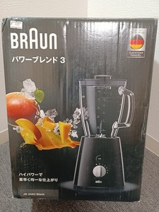 #433 ブラウン パワーブレンド3 ブレンダー [1.25L ジューサー スムージー 氷も砕ける ] JB3060BK ブラック　※開封済み　※通電確認済み