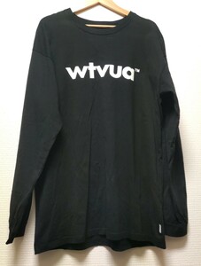 WTAPS (ダブルタップス) wtvua ロングスリーブ 長袖Ｔシャツ XL 04サイズ ブラック