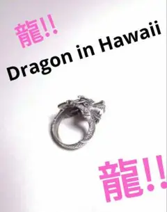 【辰年記念!!】Dragom Silver Ring（アンティーク品）