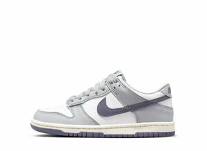 Nike GS Dunk Low "Summit White/Wolf Grey/Light Carbon" 23cm FB9109-101