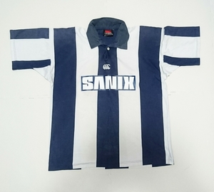 希少 CANTERBURY カンタベリー SANIX サニックス 選手支給品 実使用ユニフォーム ラガーシャツ XL 背番号36