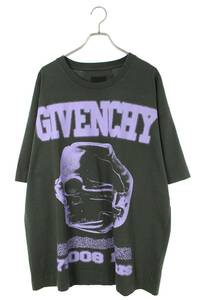 ジバンシィ GIVENCHY BM71JT3YGF サイズ:XL ロゴリングプリントTシャツ 新古品 OM10