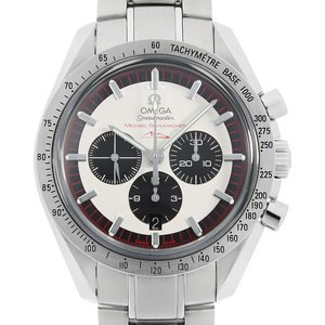 オメガ スピードマスター シューマッハレジェンド 世界500本限定 3853.32 中古 メンズ 腕時計